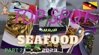 Topspot Food Court Kuching Sarawak 2023 part2 malaysia foodie kuching backpacking vlogger [upl. by Haelhsa]