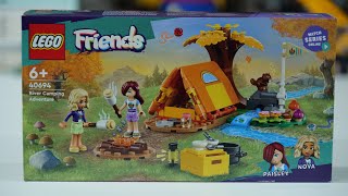 LEGO Friends 40694 River Camping Adventure  LEGO Speed Build Review [upl. by Krysta]