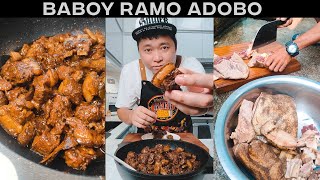 FIRST TIME BABOY RAMO ADOBO  Pimp Ur Food  Tipsy D [upl. by Lombardy575]