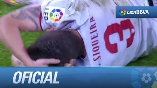 Pisotón de Aduriz en la oreja a Siqueira [upl. by Hillhouse]