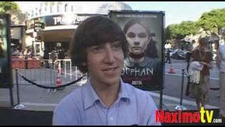 Vincent Martella  the Premiere of Orphan July 21st 2009 [upl. by Gorlicki715]