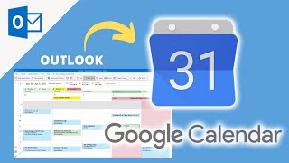 How to sync Outlook Calendar with Google Calendar  Google amp Microsoft Outlook Tutorial [upl. by Allayne974]