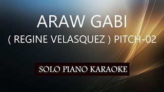 ARAW  GABI  REGINE VELASQUEZ   PITCH02  PH KARAOKE PIANO by REQUEST COVERCY [upl. by Elconin]