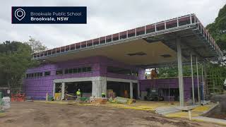 Brookvale Public School Construction Time Lapse February 2020  May 2020 [upl. by Koehler871]