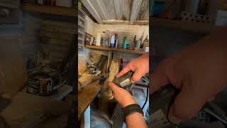 Power carving a spoon bowl youtubecreators youtubehighfive [upl. by Jenette656]