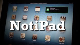 NotiPad  Modifier laffichage des Notifications sur iPad [upl. by Leinehtan]