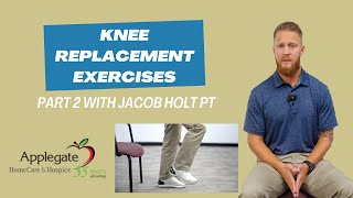 Knee Replacement Exercises Part 2 Improving Balance and Trust in Your Knee [upl. by Sheeb750]