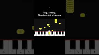 Václav Neckář  Jedním tahem  Miluju a maluju noty sadpianoyt pianotutorial [upl. by Akiemehs]