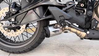 2024 Svartpilen 401  Custom exhaust No dB Killer [upl. by Iknarf]