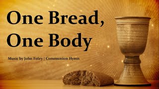 One Bread One Body  Communion Hymn  Catholic Song  John Foley  Choir wLyrics  Sunday 7pm Choir [upl. by Saisoj]