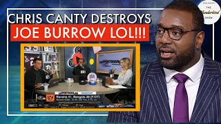 Chris Canty goes off and DESTROYS the quotI trust Joe Burrow over Lamar Jacksonquot narrative 1241 [upl. by Lyford647]