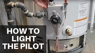 How To Light Your Water Heaters Pilot Flame [upl. by Armond]