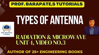 TYPES OF ANTENNA [upl. by Alliuqahs]