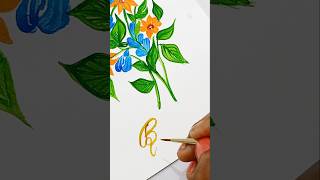 Watercolor painting easy drawing art viralvideo painting shorts new status easydrawing [upl. by Marya607]