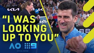 Jelena Dokic and Novak Djokovic share first Aus Open memory  Wide World of Sports [upl. by Laurent658]