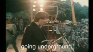 The Jam Going underground  lyrics Pinkpop 1980 [upl. by Anelrats]