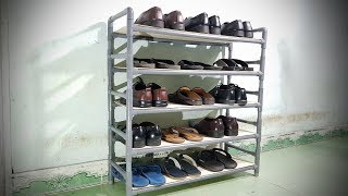 How To Make Shelves For Shoes Using PVC Pipe [upl. by Pan467]