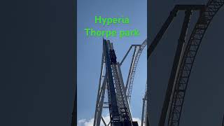 Hyperia Thorpe park thorpeparkresort hyperiathorpepark hyperia tallestrollercoasterengland [upl. by Bonne]