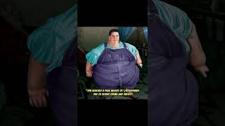 BIGGEST OR FATTEST PERSON IN THE WORLD facts trend fatloss health trending motivation shorts [upl. by Ahcsatan]