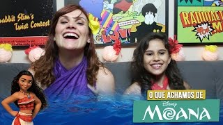 VALE A PENA ASSISTIR MOANA O NOVO FILME DA DISNEY [upl. by Esihcoc]