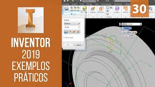 Criando o perfil do dente da Engrenagem  Inventor 2019 Exemplos Práticos [upl. by Cal778]