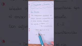 ¿Qué son los Adjuntos en Gramática 🌟NGLE gramática sintaxis shorts [upl. by Peace364]