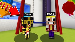 MASSI Y MAGO SE CONVIERTEN EN BEBÉS EN MINECRAFT [upl. by Kassandra]