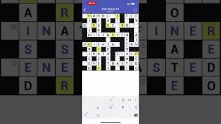 Codewords daily puzzle  Easy [upl. by Ecnerual241]