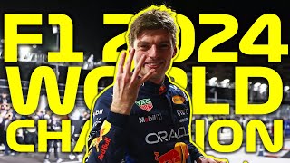 MAX VERSTAPPEN IS A 4 TIME F1 WORLD CHAMPION  F1 Las Vegas GP Race Reactions [upl. by Elizabeth544]