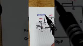 2nd Accumulative Photodiode Light Level 555 Circuit diy electronics howto [upl. by Davison]