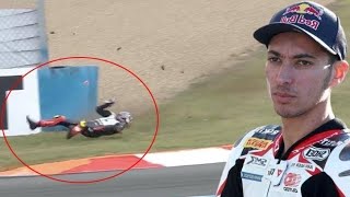 TOPRAK RAZGATLIOĞLU crashes while driving at 210kmh at WSBK France He was taken to hospital [upl. by Inglis848]