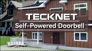 TECKNET SelfPowered Wireless Doorbell [upl. by Gregrory]