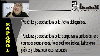 Español Fichas bibliográficas Componentes gráficos del texto COMIPEMS 2019 [upl. by Rehpoitsirhc659]