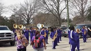 Woodlawn High School Marching Band Headbussas 2024 Krewe of Good Friends [upl. by Yeargain206]