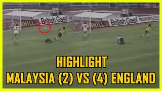 Matlan Marjan Gary Lineker Sama Power  Detik Jaringan Harimau Malaya Tembusi Gawang Gol England [upl. by Elbys488]