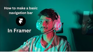 How to make a basic navbar in framer Dont Miss [upl. by Cohleen]