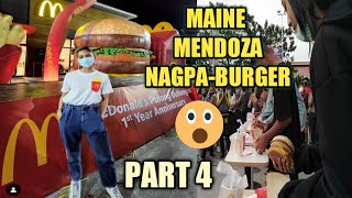 MAINE MENDOZA NAGPABURGER SA FIRST YEAR ANNIVERSARY NG MCDONALDSMAINE LATEST NEWS UPDATE PART 4 [upl. by Menell]