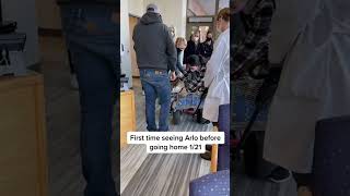 First time K9 Arlo leaves the hospital viral shorts [upl. by Grim]