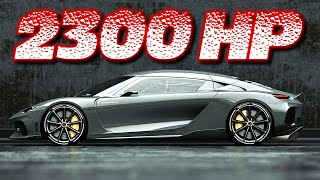 2300 HP Gemera HV8 Koenigseggs four seater family hyper car updated with Jesko V8 engine for 2025 [upl. by Gamali]