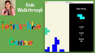 Creating a Tetrislike Game in Python 10 Minute Code Walkthrough [upl. by Madra]