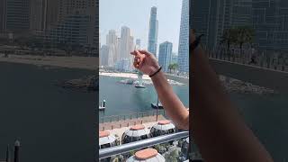 Palm Jumeirah drive Dubai 🇦🇪 techietales techietale dubai travel palmjumeira jumeriah [upl. by Onailime]