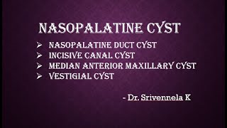 Nasopalatine cyst [upl. by Caleb]