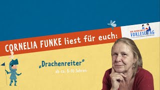 Vorlesetag 2020 Cornelia Funke liest aus quotDrachenreiterquot beim Vorlesefestival [upl. by Valenta]