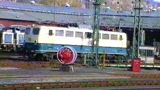 Deutsche Bundesbahn 1991  Alltag in Siegen mit BR 110 u mehr [upl. by Dell]