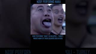 NZDF PERFORMS HAKA IN GALLIPOLI – TURKEY WHERE MANY OF THEIR SOLDIERS DIED IN 1915 [upl. by Ellehcor]