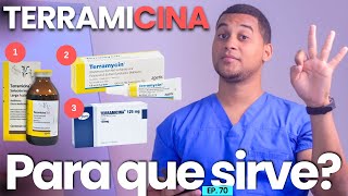 TERRAMICINA PARA QUE SIRVE  3 COSAS  MEDICAMENTOS [upl. by Rosana]