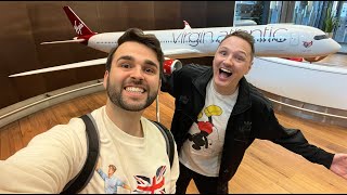 Walt Disney World Vlog  Day 1  Travel Day Virgin Atlantic Upper Class  January 2024  Adam Hattan [upl. by Irma835]