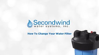 How To  Change Your Water Filter [upl. by Aelegna105]