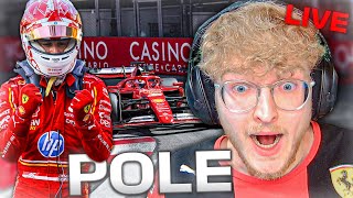 Ferrari FAN REAGIERT auf LECLERC POLE in MONACO und PEREZ Q1 FAIL [upl. by Armat]