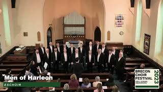 Eschoir singing Men of Harlech at Brecon Choir Festival [upl. by Elkcim]